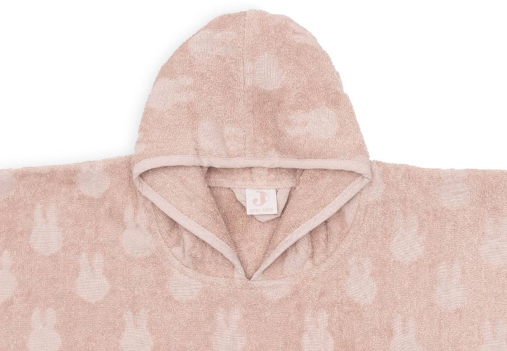 Jollein Badeponcho Frottee Miffy Jacquard Wild Rose Vatertagsangebot