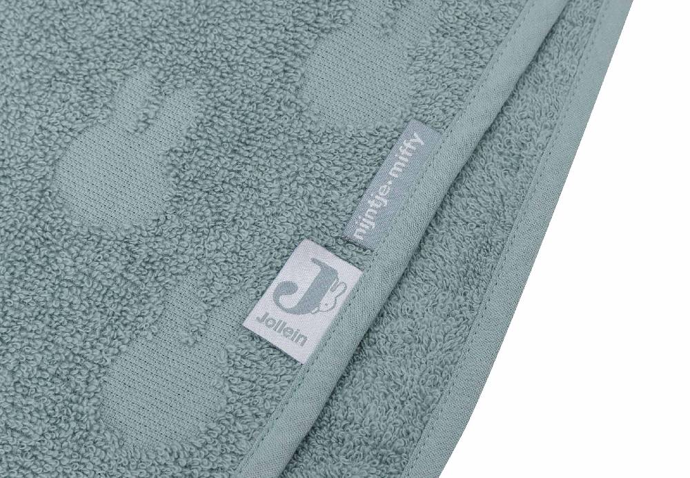 Jollein Badeponcho Frottee Miffy Jacquard - Sea Green Valentinstagsangebot