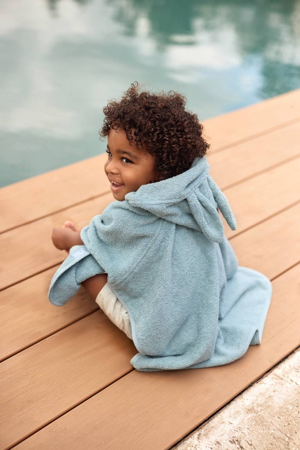 Jollein Badeponcho Frottee - Sea Green Heißer Verkauf