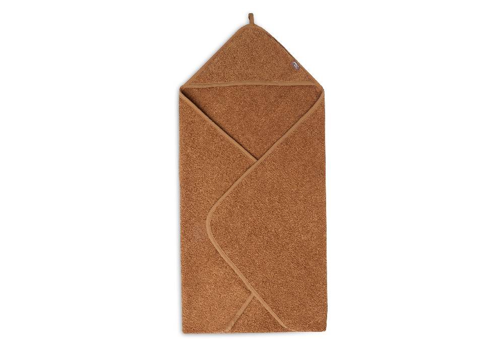 Jollein Kapuzenhandtuch Frottee 75x75cm Caramel Große Rabatte