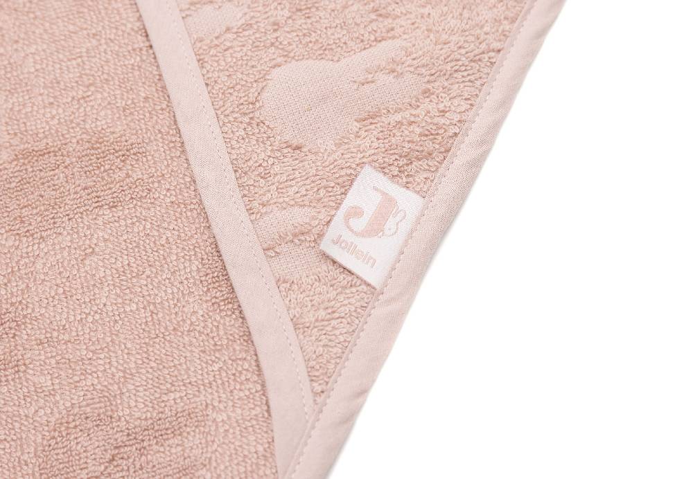 Jollein Kapuzenhandtuch Frottee 75x75cm Miffy Jacquard Wild Rose Saisonale Angebote