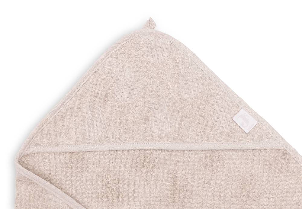 Jollein Kapuzenhandtuch Frottee 75x75cm Miffy Jacquard Nougat Räumungsverkauf