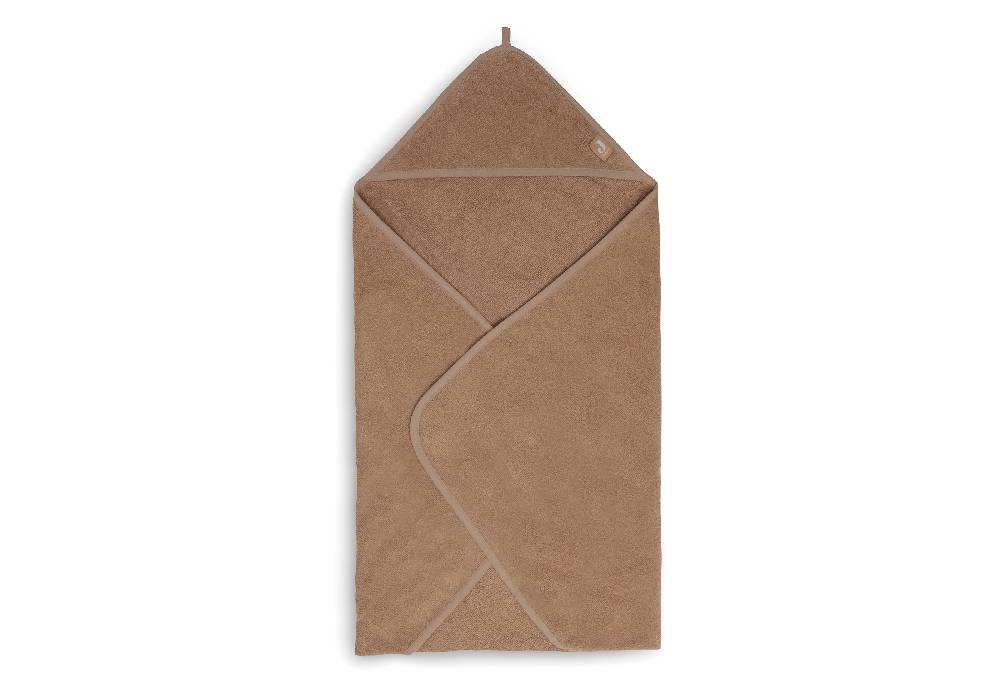 Jollein Kapuzenhandtuch Frottee 75x75cm Biscuit Kauf eins, bekomm eins gratis