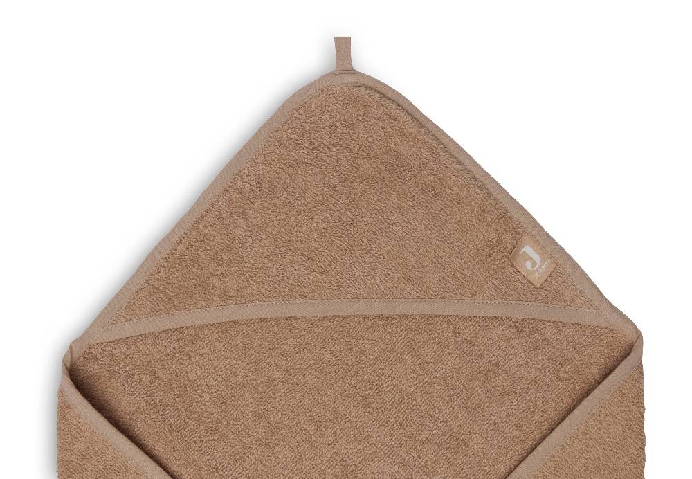 Jollein Kapuzenhandtuch Frottee 75x75cm Biscuit Kauf eins, bekomm eins gratis
