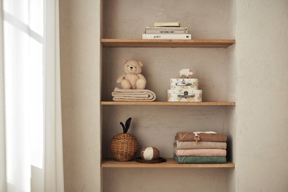 Jollein Kapuzenhandtuch Frottee 100x100cm Ash Green Sonderangebote