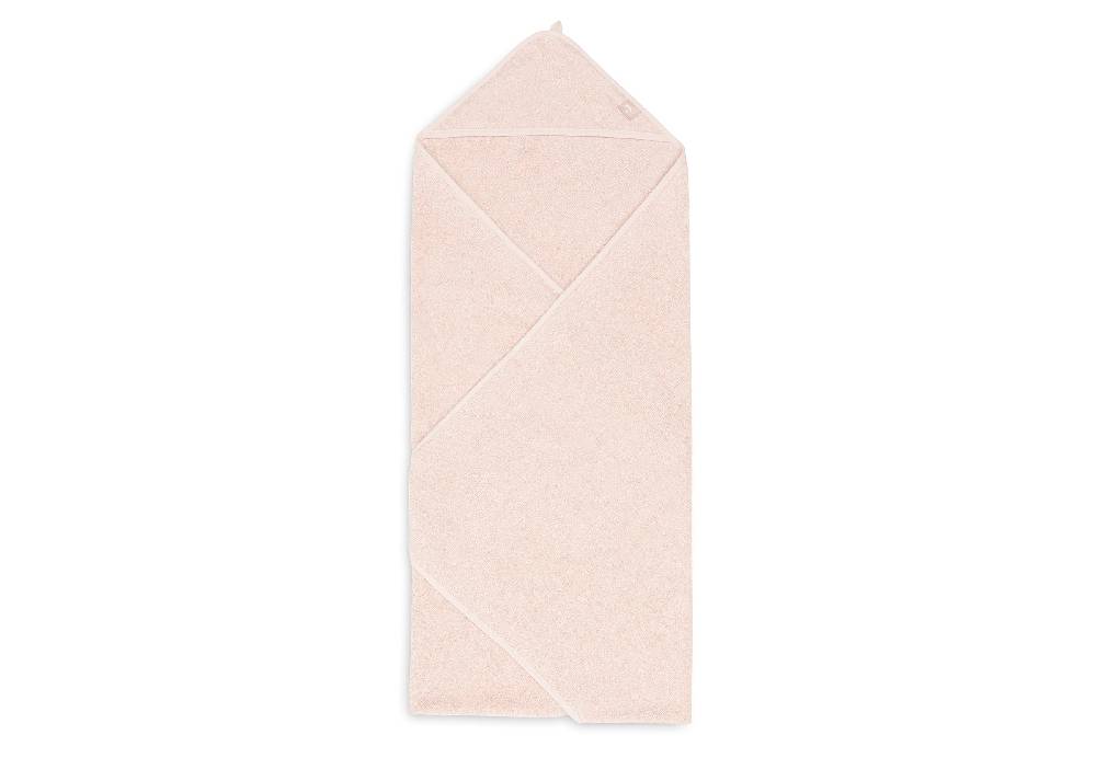 Jollein Kapuzenhandtuch Frottee 100x100cm Pale Pink Letzte 2 Tage