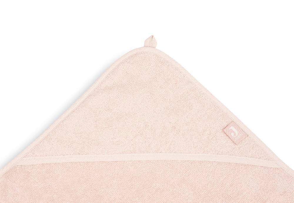 Jollein Kapuzenhandtuch Frottee 100x100cm Pale Pink Letzte 2 Tage