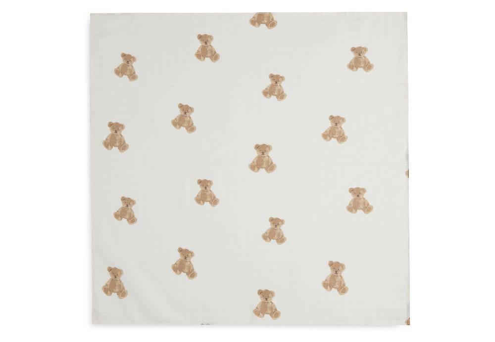 Jollein Spucktuch Hydrophill 70x70cm Teddy Bear (3pack) Zeitbegrenzte Promotion