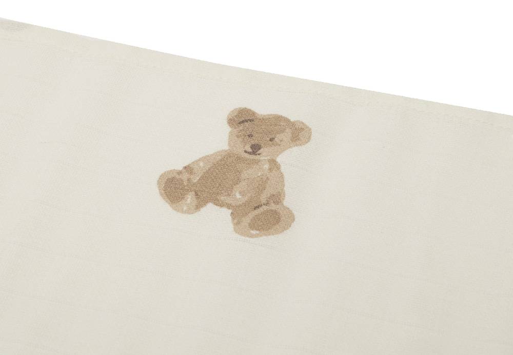 Jollein Spucktuch Hydrophill 70x70cm Teddy Bear (3pack) Zeitbegrenzte Promotion