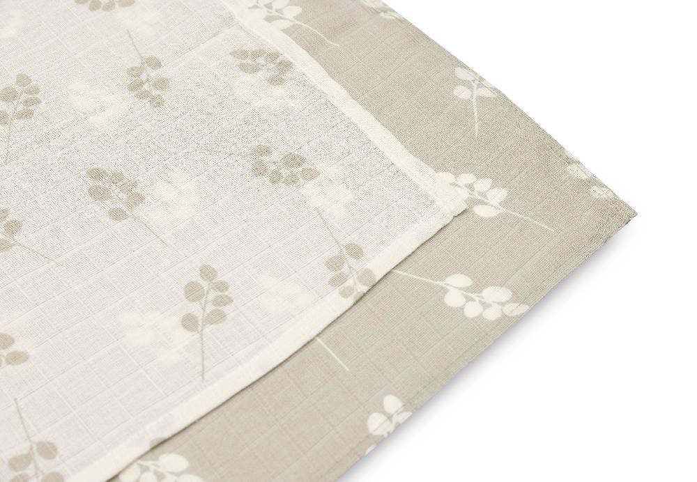 Jollein Mullwindeln Hydrophil 115x115cm Twig Olive Green (2pack) Riesige Rabatte