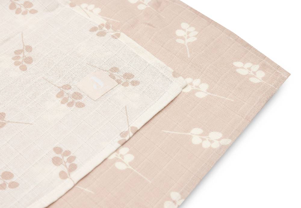Jollein Mullwindeln Hydrophil 115x115cm Twig Wild Rose (2pack) Black Friday Preise