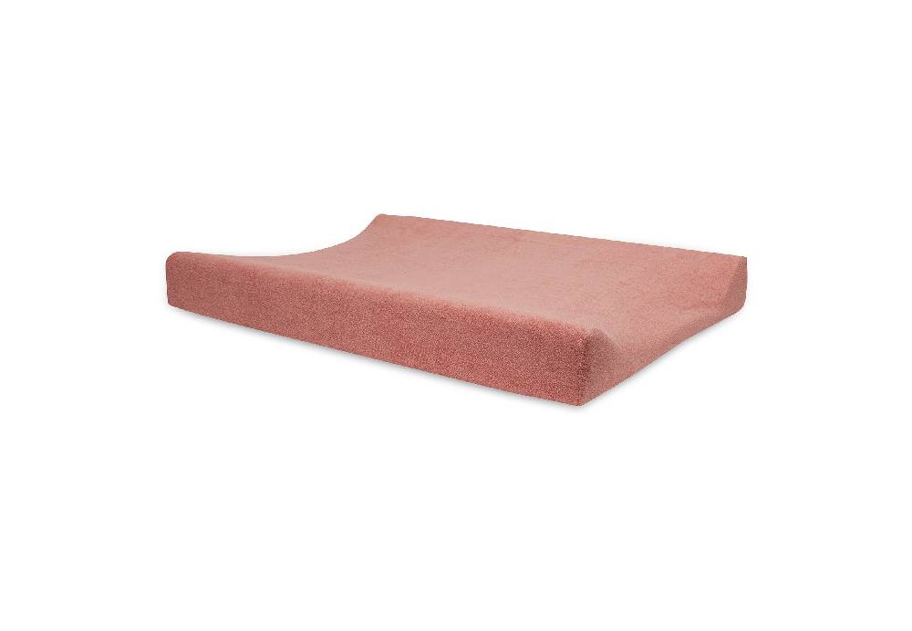 Jollein Wickelauflagenbezug Frottee 50x70cm Pale Pink/Rosewood (2p) im Angebot