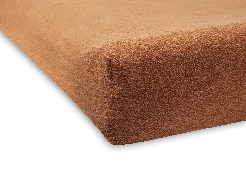 Jollein Wickelauflagenbezug Frottee 50x70cm Caramel/Biscuit (2pack) Fabrikverkauf