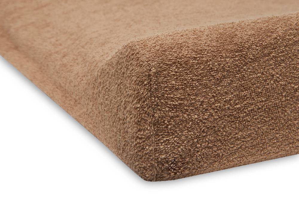 Jollein Wickelauflagenbezug Frottee 50x70cm Caramel/Biscuit (2pack) Fabrikverkauf