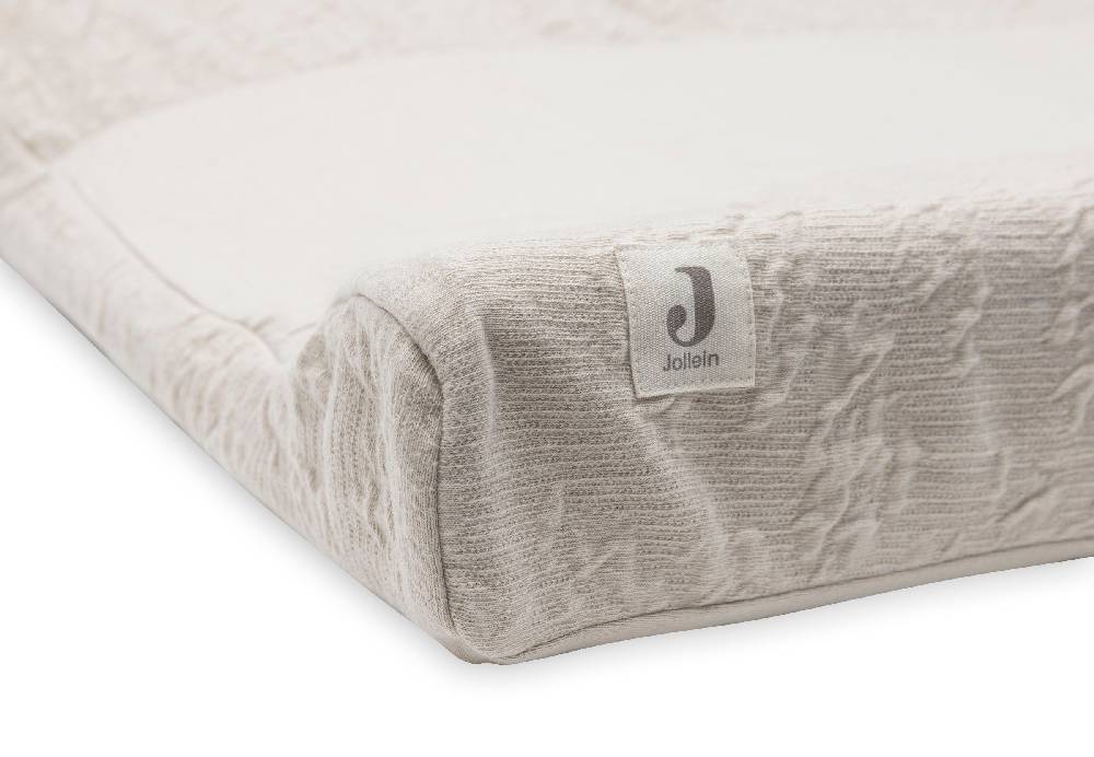 Jollein Wickelauflagenbezug 50x70cm Soft Waves Nougat Rabatt