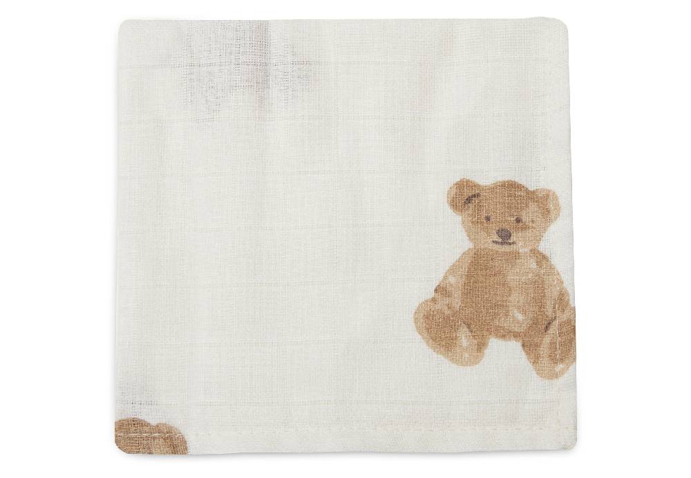 Jollein Spucktücher Hydrophill Teddy Bear (3pack) Online Shopping