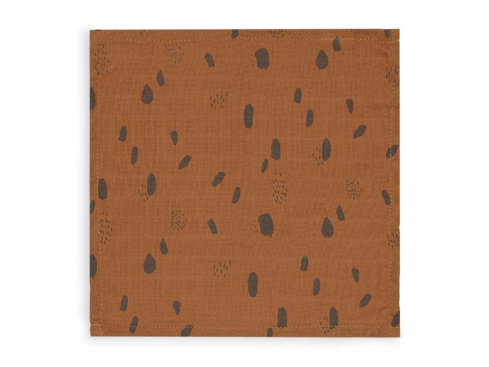Jollein Spucktücher Hydrophil Spot Caramel (3pack) Lagerräumung