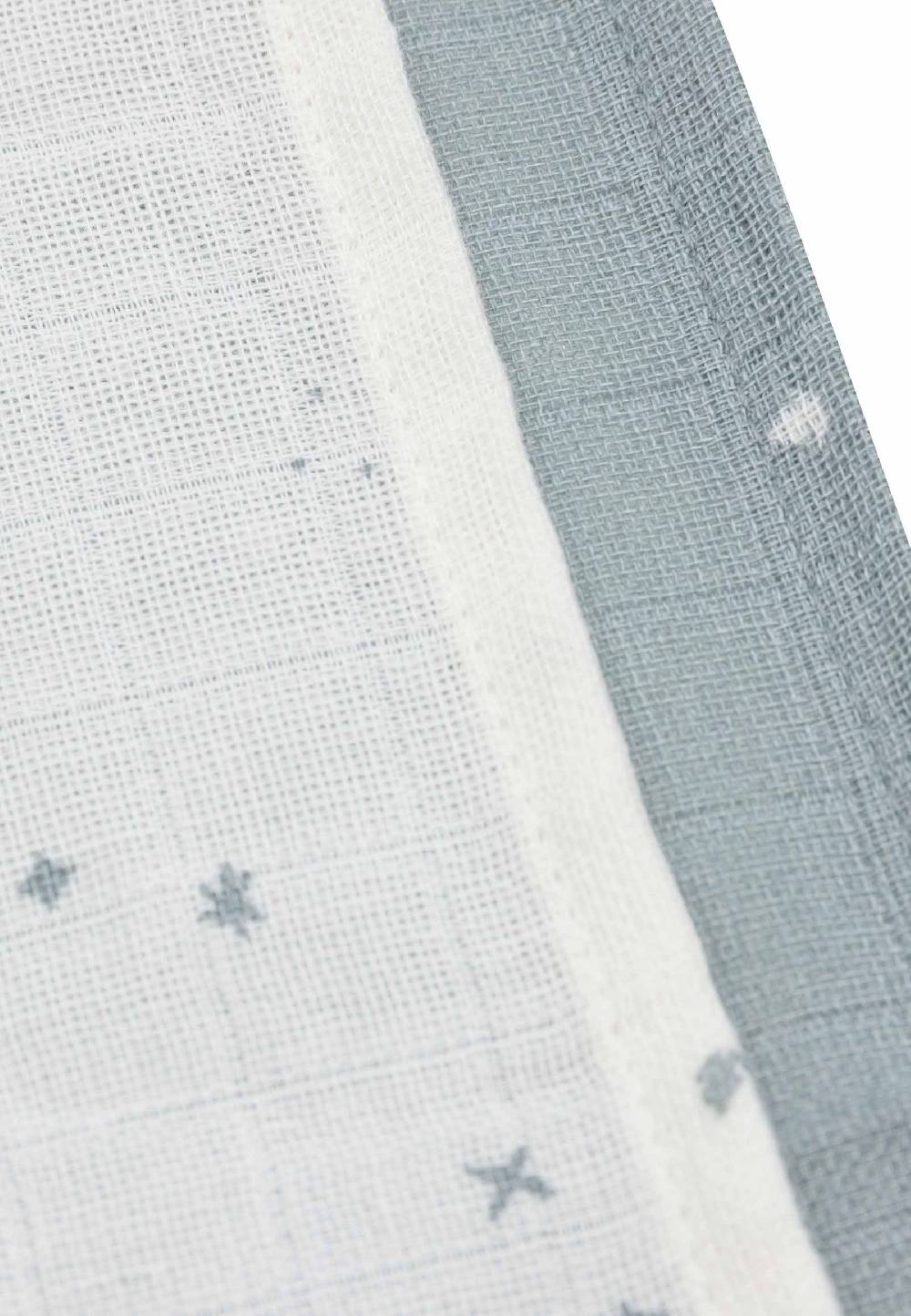 Jollein Spucktücher Hydrophil 31x31cm Twinkling - Sea Green Zeitlich begrenztes Angebot
