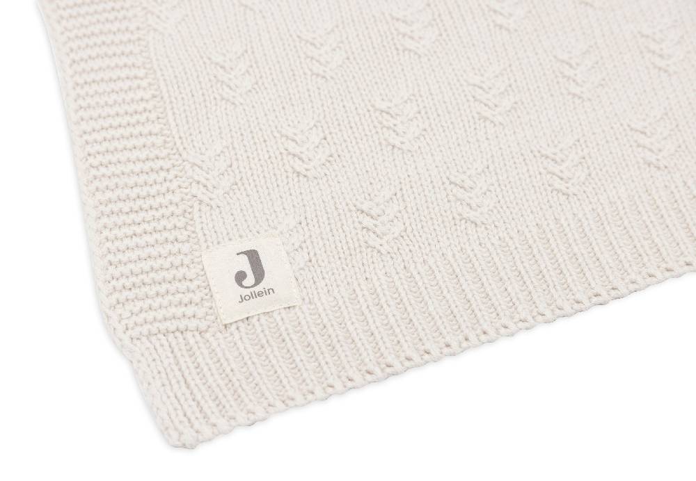 Jollein Decke Wiege 75x100cm Grain Knit Oatmeal Neuheiten