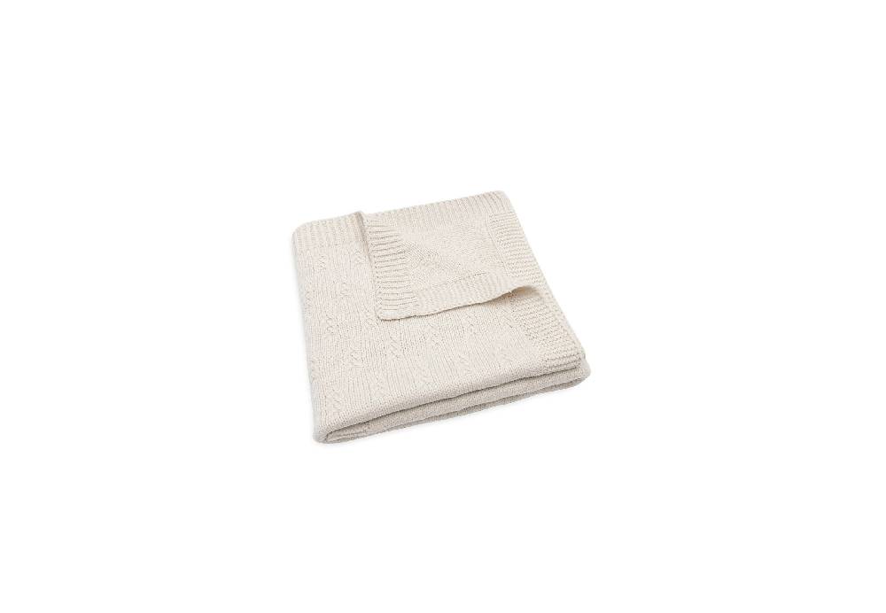 Jollein Decke Wiege 75x100cm Grain Knit Oatmeal Neuheiten