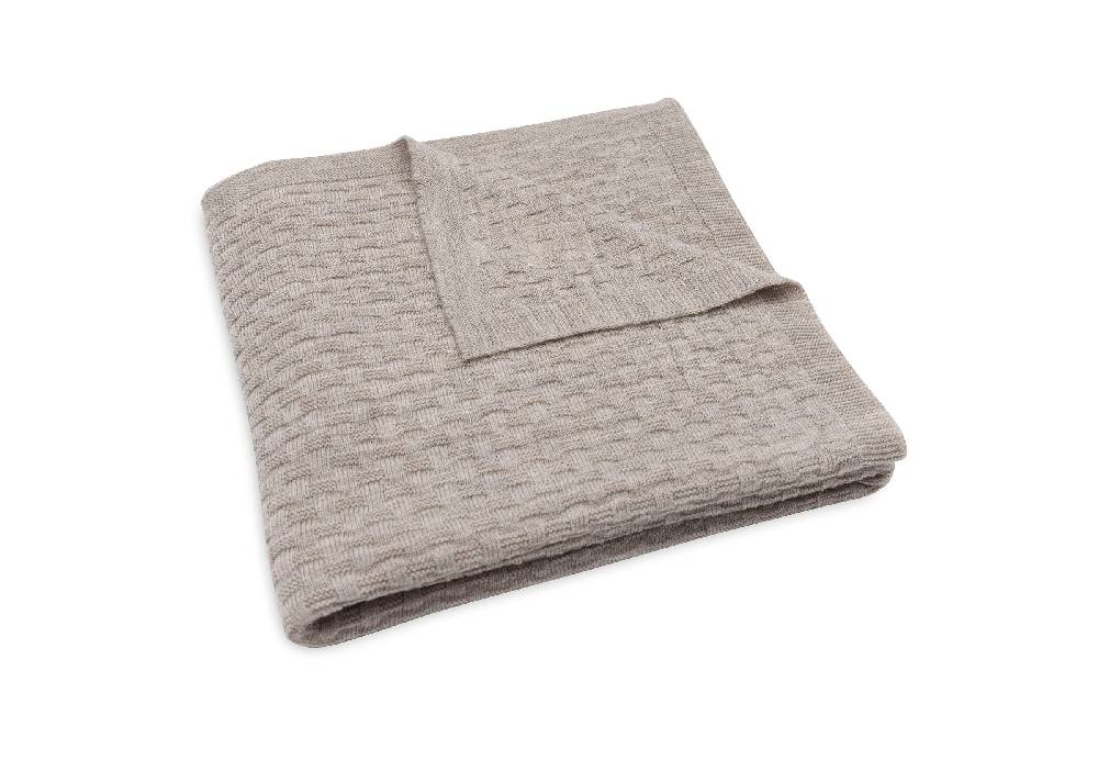 Jollein Decke Wiege 75x100cm Weave Knit Merino wool Funghi Saisonale Angebote