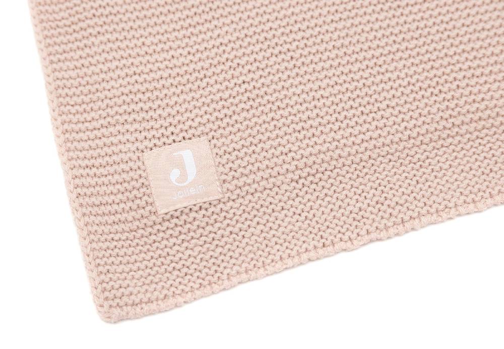 Jollein Decke Wiege 75x100cm Basic Knit Wild Rose Letzter Tag
