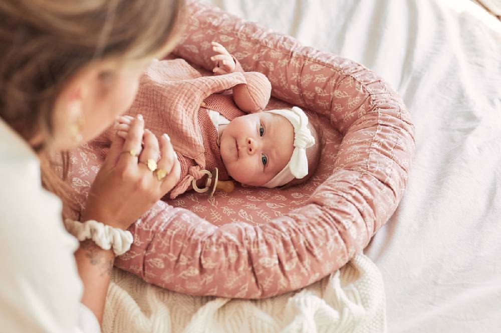 Jollein Babynest Meadow Rosewood Bis zu 50% Rabatt