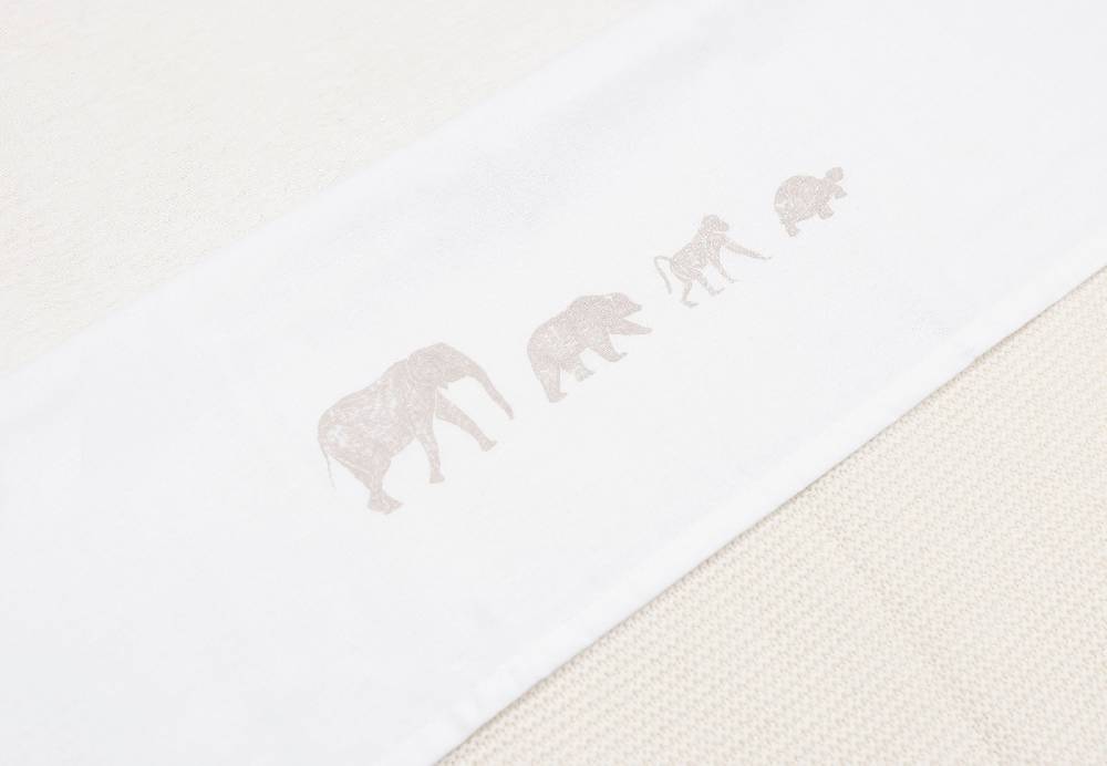 Jollein Bettlaken Kinderbett 120x150cm Animals Nougat Bis zu 55% Rabatt