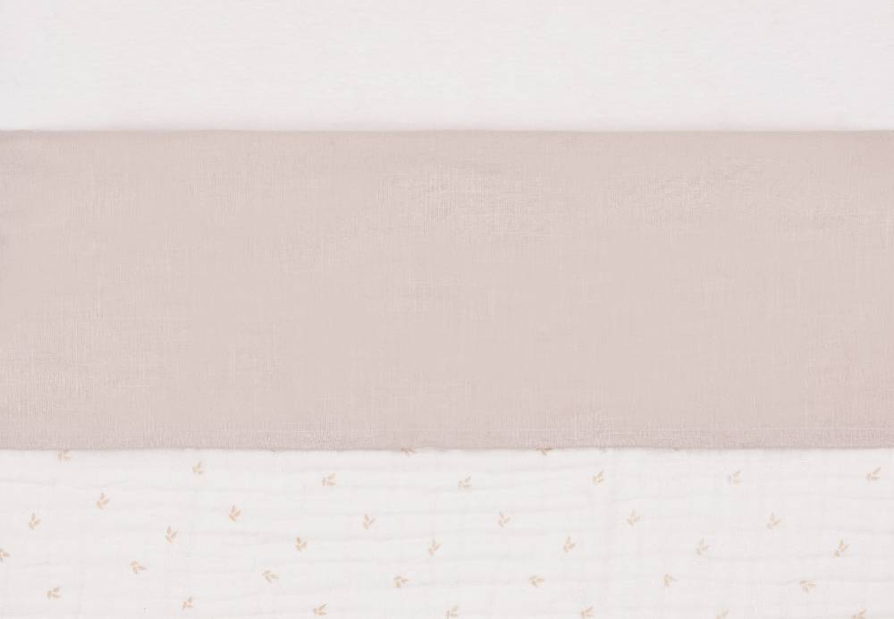 Jollein Bettlaken Kinderbett 120x150cm Slub Nougat Super Rabatt