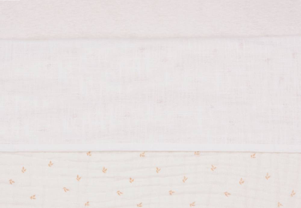 Jollein Bettlaken Wiege 75x100cm Slub Ivory Begrenzt auf 3 Tage