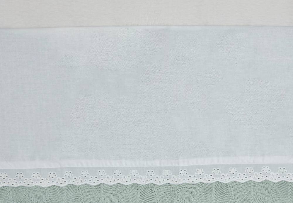 Jollein Bettlaken Wiege 75x100cm Lace Ivory Im Verkauf