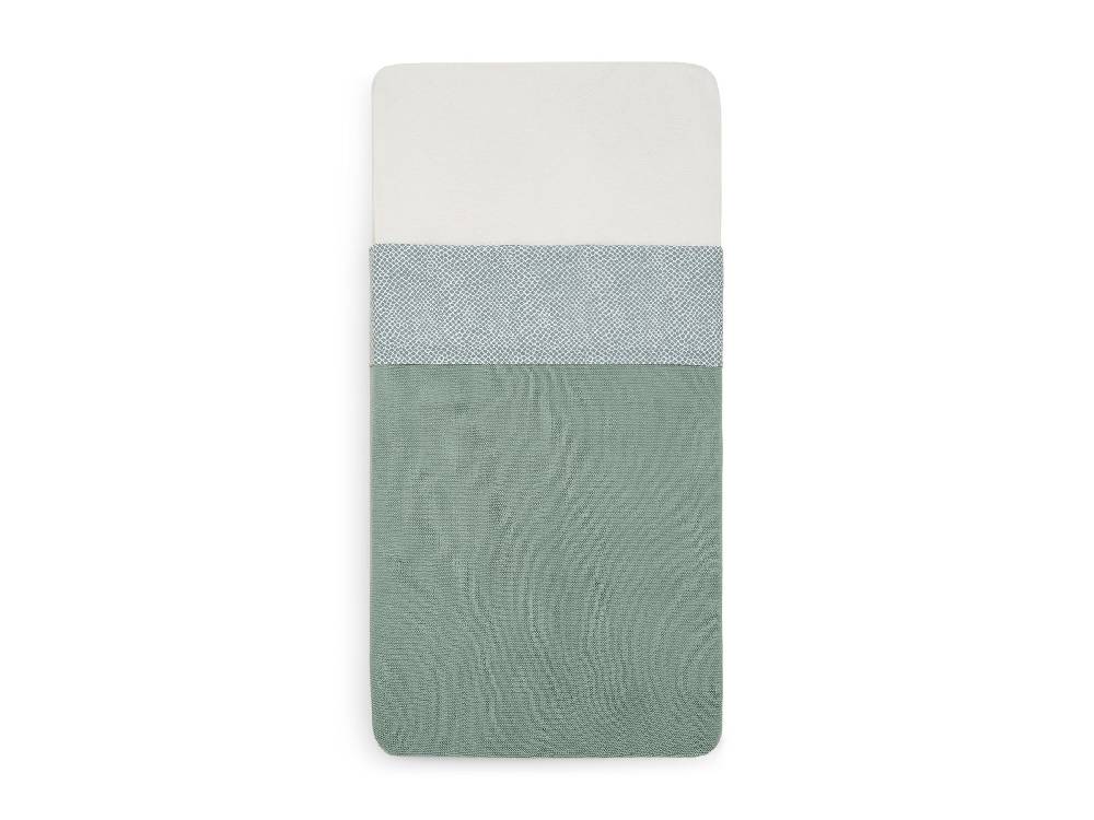 Jollein Bettlaken Kinderbett 120x150cm Snake Ash Green 2025