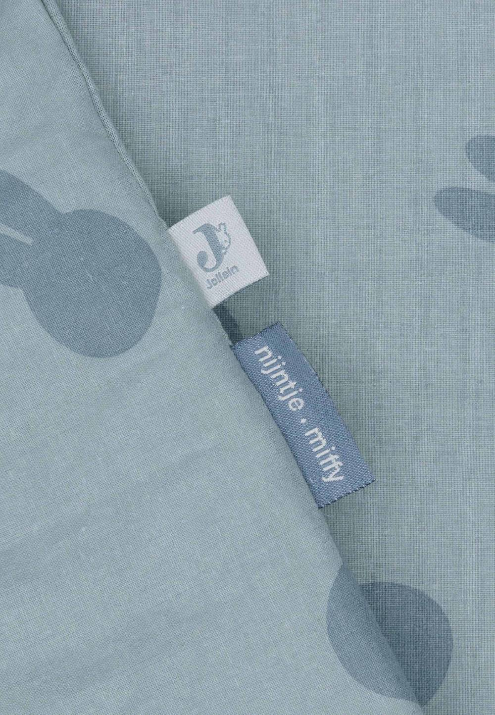 Jollein Bettwäsche 100x140cm Miffy Shadow - Sea Green Fabrikverkauf