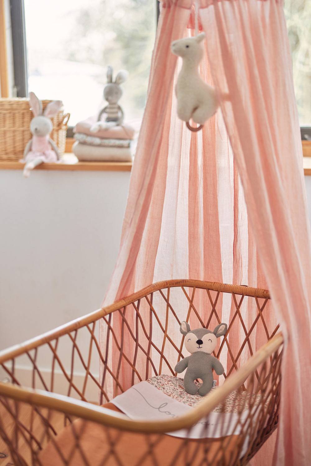 Jollein Betthimmel Vintage 155cm Pale Pink Online Outlet
