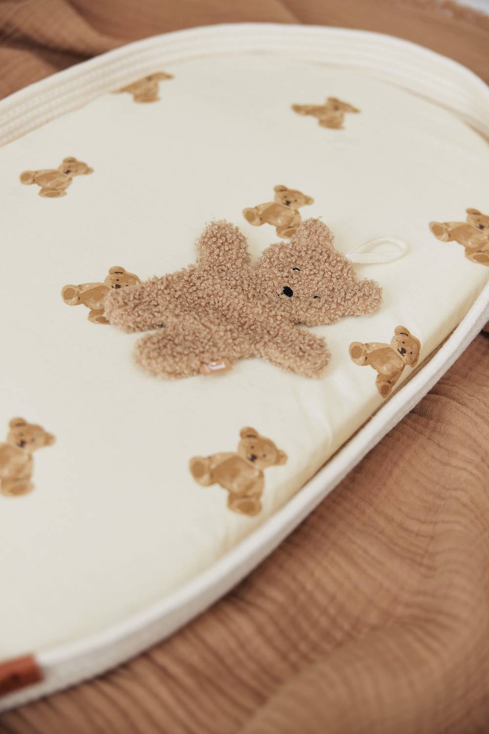 Jollein Spannbettlaken Jersey 40/50x80/90cm Teddy Bear Clearance-Verkauf