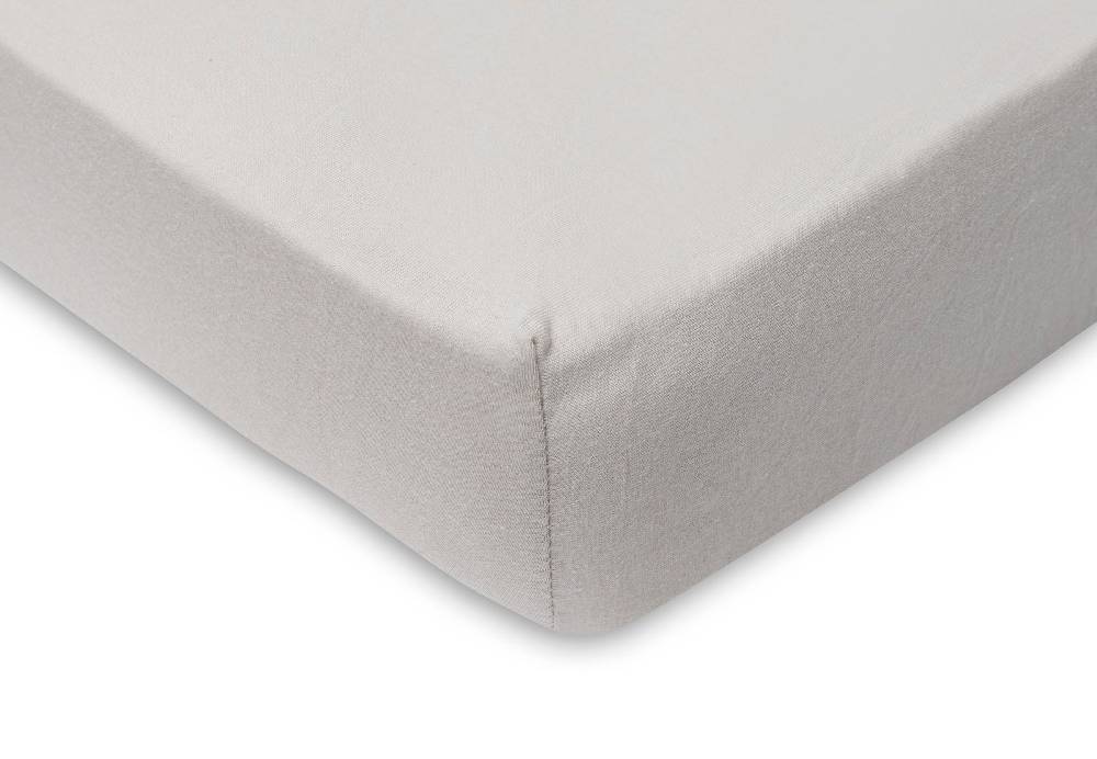 Jollein Spannbettlaken Jersey 60x120cm Ivory/Nougat (2pack) 2025