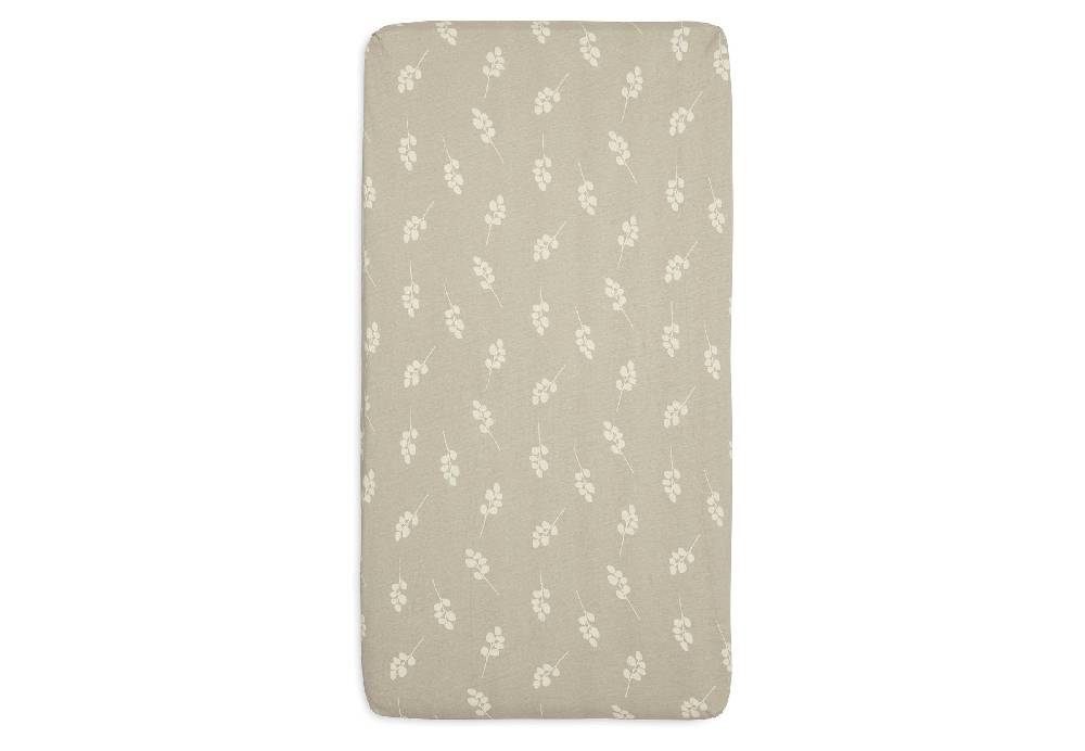 Jollein Spannbettlaken Jersey 70x140/75x150cm Twig Olive Green Online