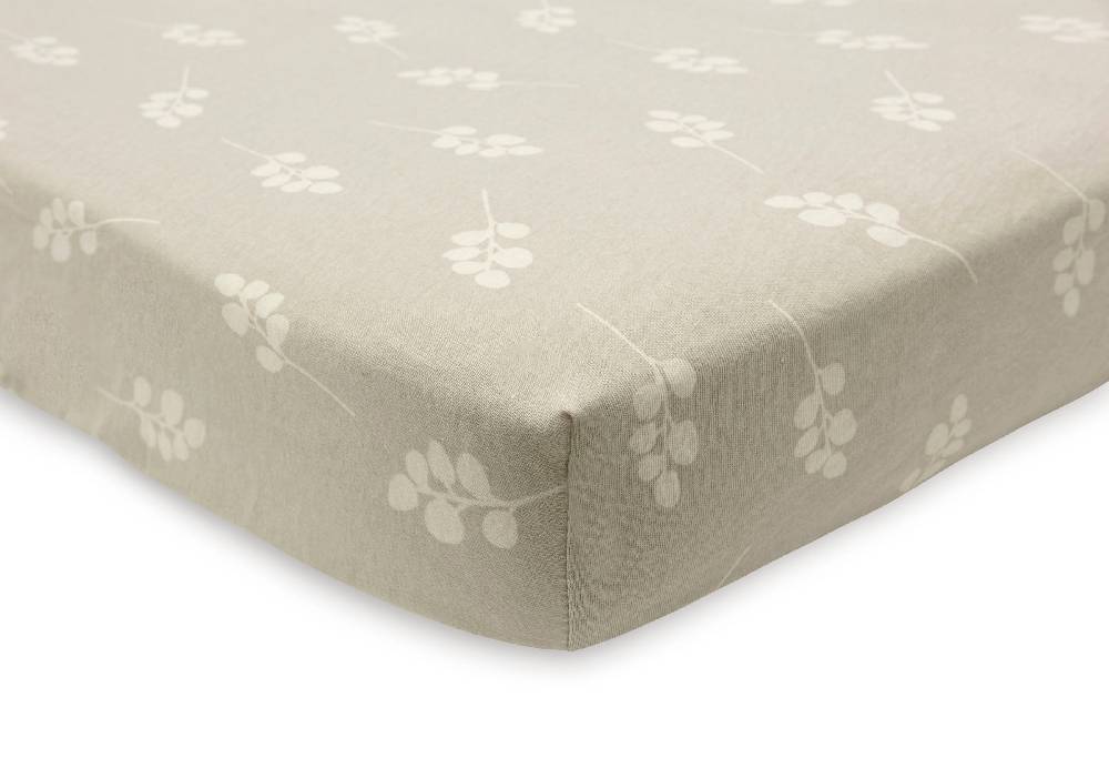 Jollein Spannbettlaken Jersey 70x140/75x150cm Twig Olive Green Online