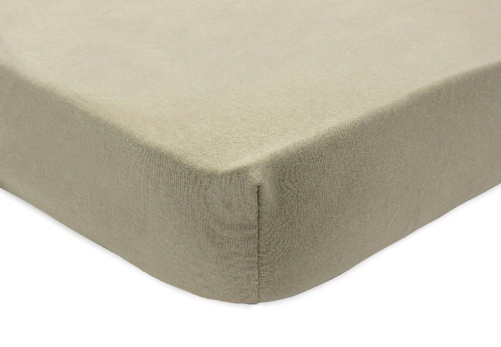 Jollein Spannbettlaken Jersey 70x140/75x150cm Olive Green im Angebot