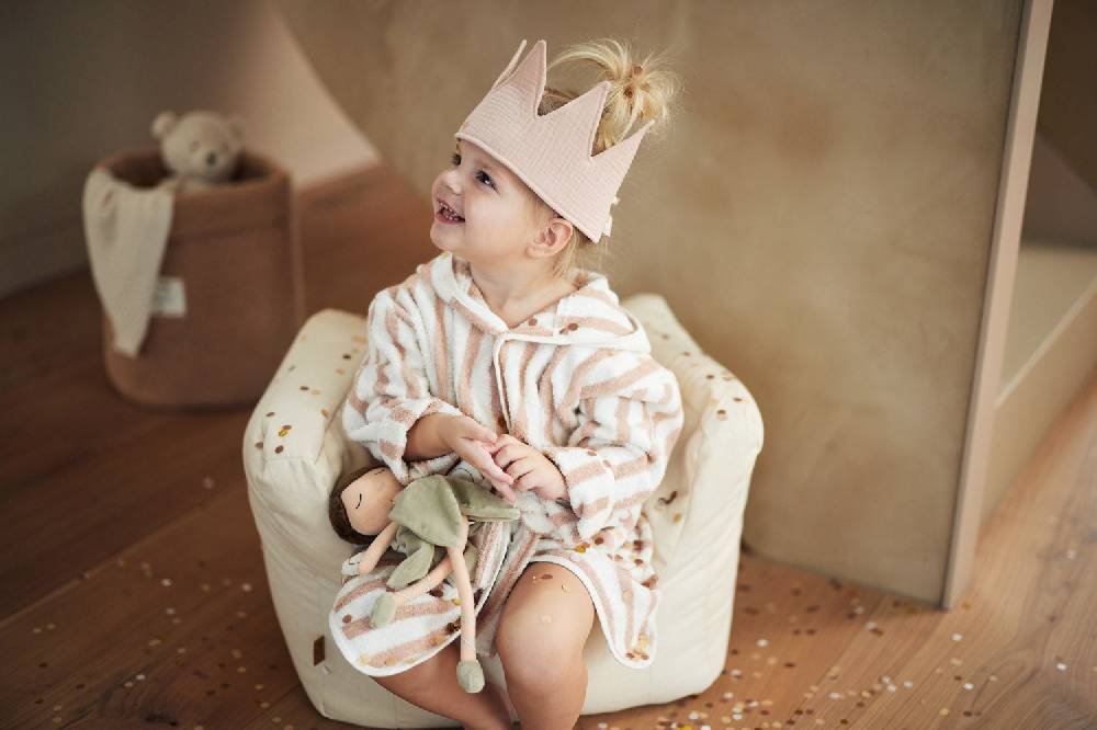 Jollein Kindersessel Sitzsack Twill Natural Exklusivangebot