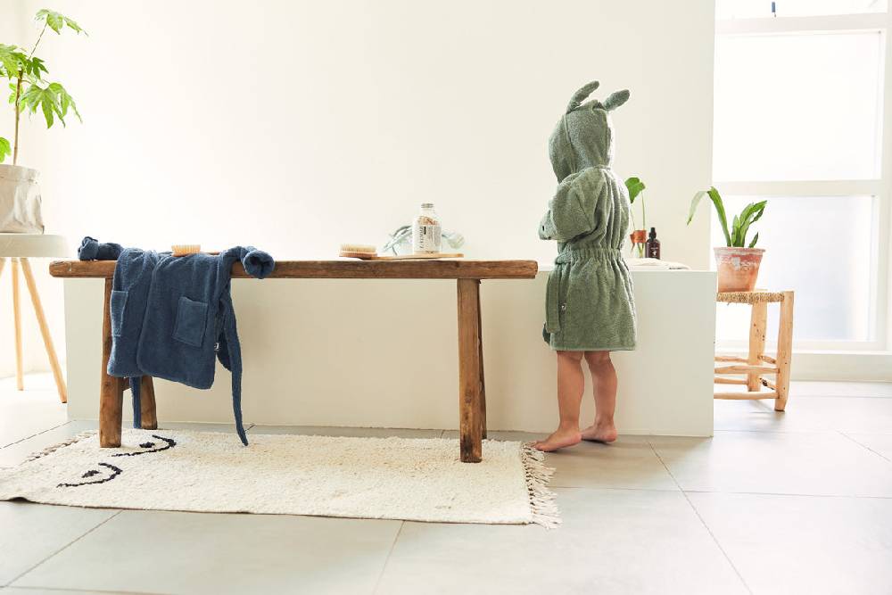 Jollein Bademantel 1-2 Jahre Ash Green Heißer Verkauf