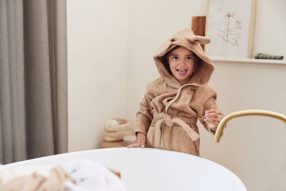 Jollein Bademantel 3-4 Jahre Biscuit Top Angebot