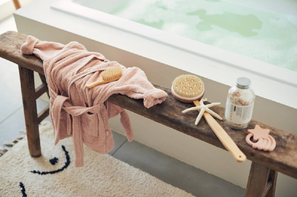 Jollein Bademantel 1-2 Jahre Pale Pink Neueste Mode