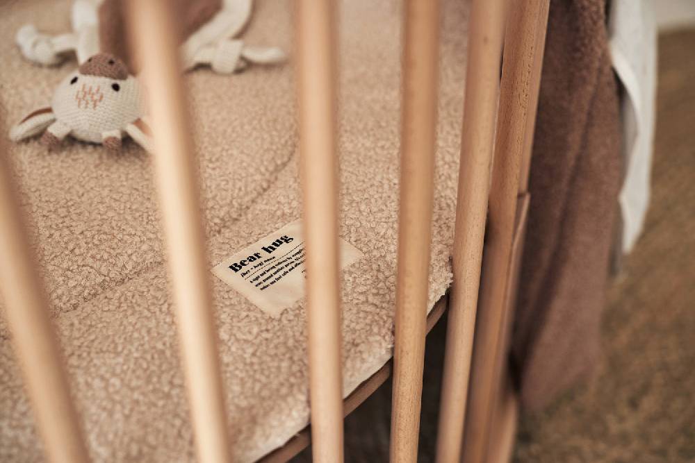 Jollein Krabbeldecke Ø 95cm Boucle Naturel VIP-Rabatte