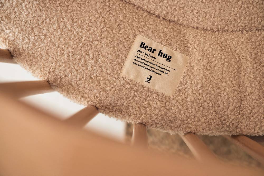 Jollein Krabbeldecke Ø 95cm Boucle Naturel VIP-Rabatte