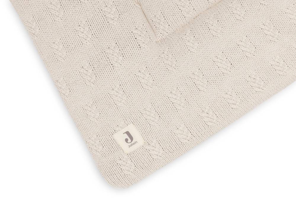 Jollein Krabbeldecke 75x95cm Grain Knit Oatmeal Tiefpreis