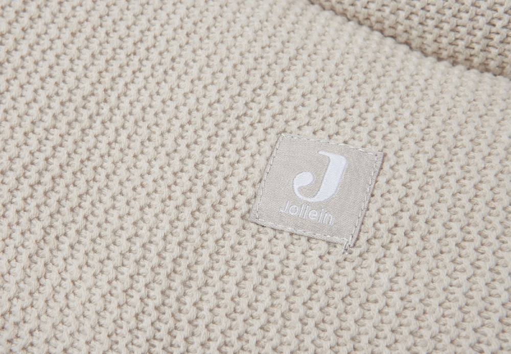 Jollein Krabbeldecke Ø 95cm Basic Knit Nougat Wochenangebot