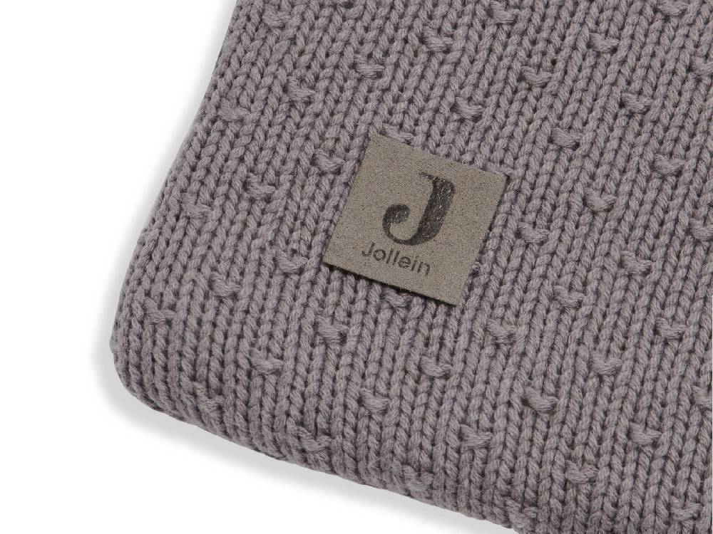 Jollein Krabbeldecke 80x100cm Bliss Knit Teddy Storm Grey Bis zu 50% Rabatt