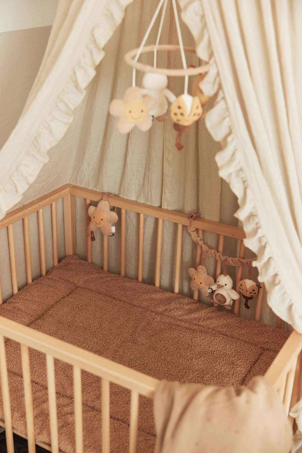 Jollein Krabbeldecke 75x95cm Boucle Biscuit Bis zu 65% Rabatt