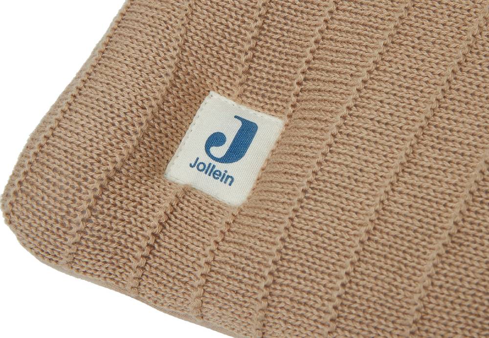 Jollein Krabbeldecke 75x95cm Pure Knit Biscuit Sonderangebot der Fabrik